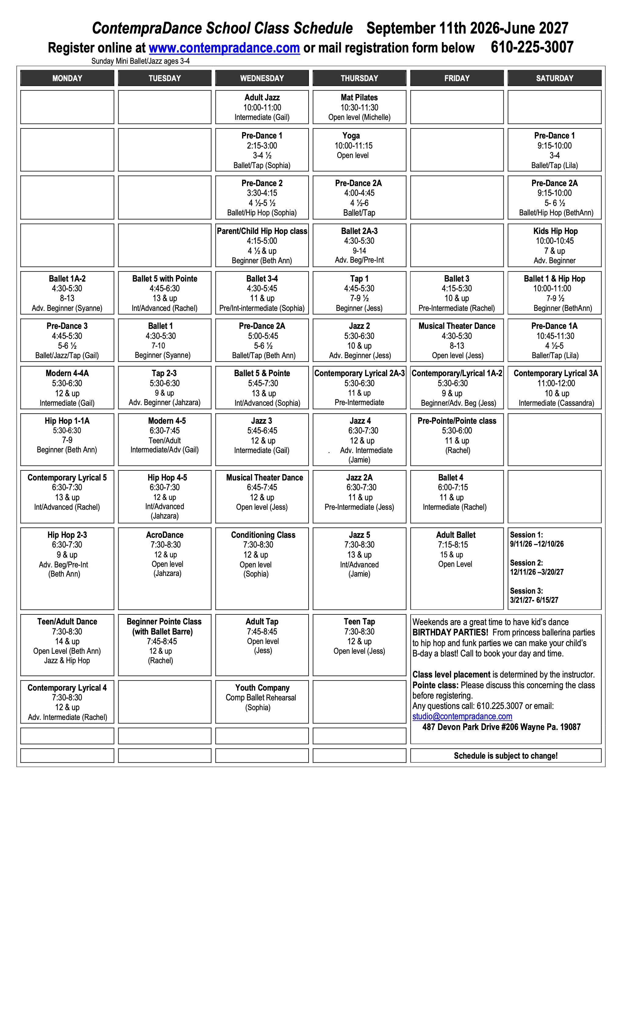 Schedule026